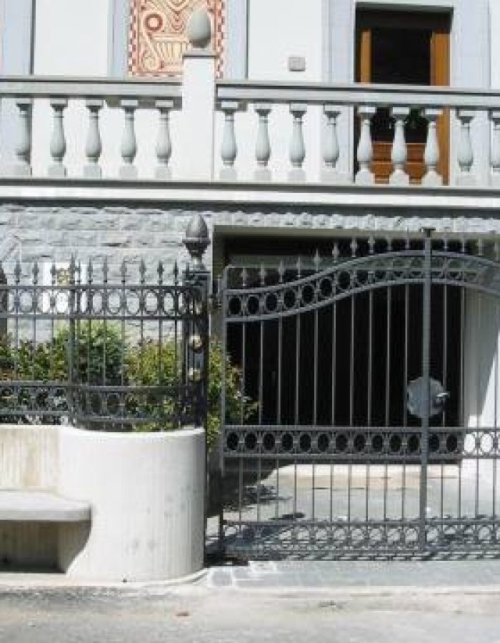 Cancello e recinzione in ferro