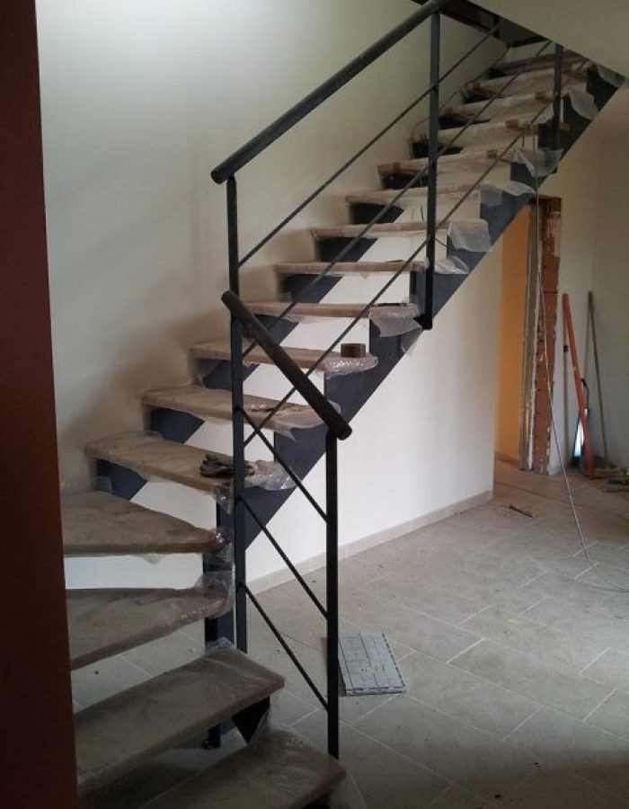 Scala in ferro per interno